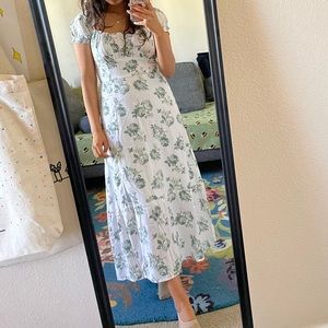 On or Off the Shoulder Midi Dress